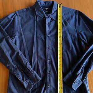 Uniqlo Business Casual Button-down Navy Blue